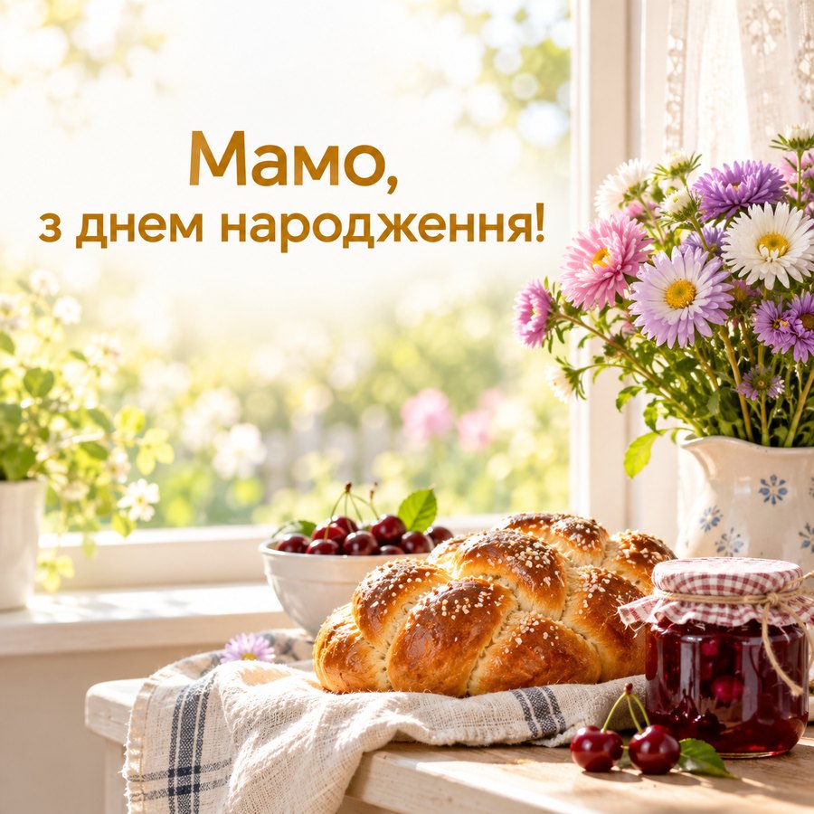 Мамо, з днем народження!