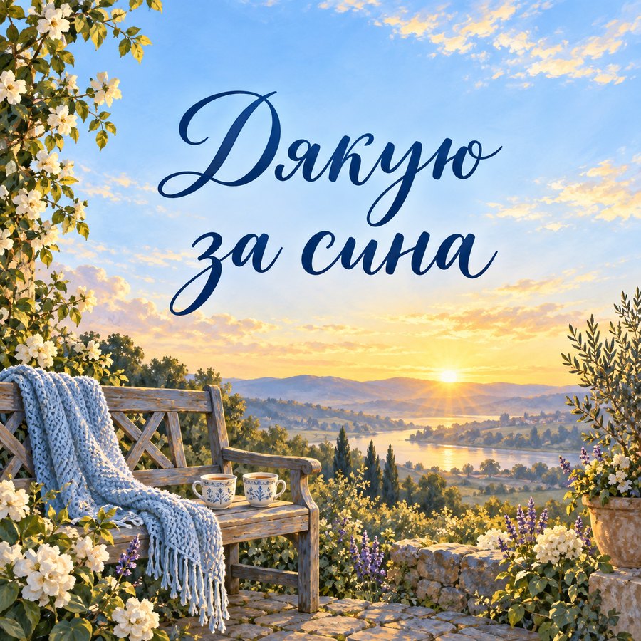 Дякую за сина