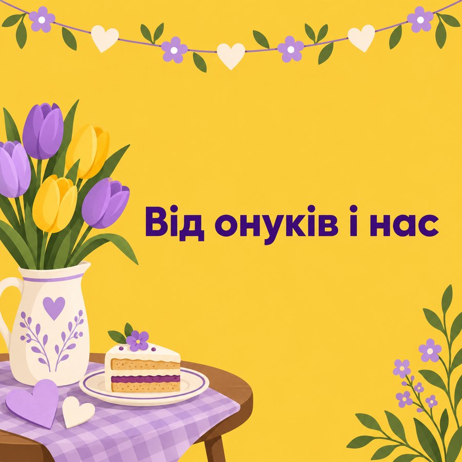 Від онуків і нас