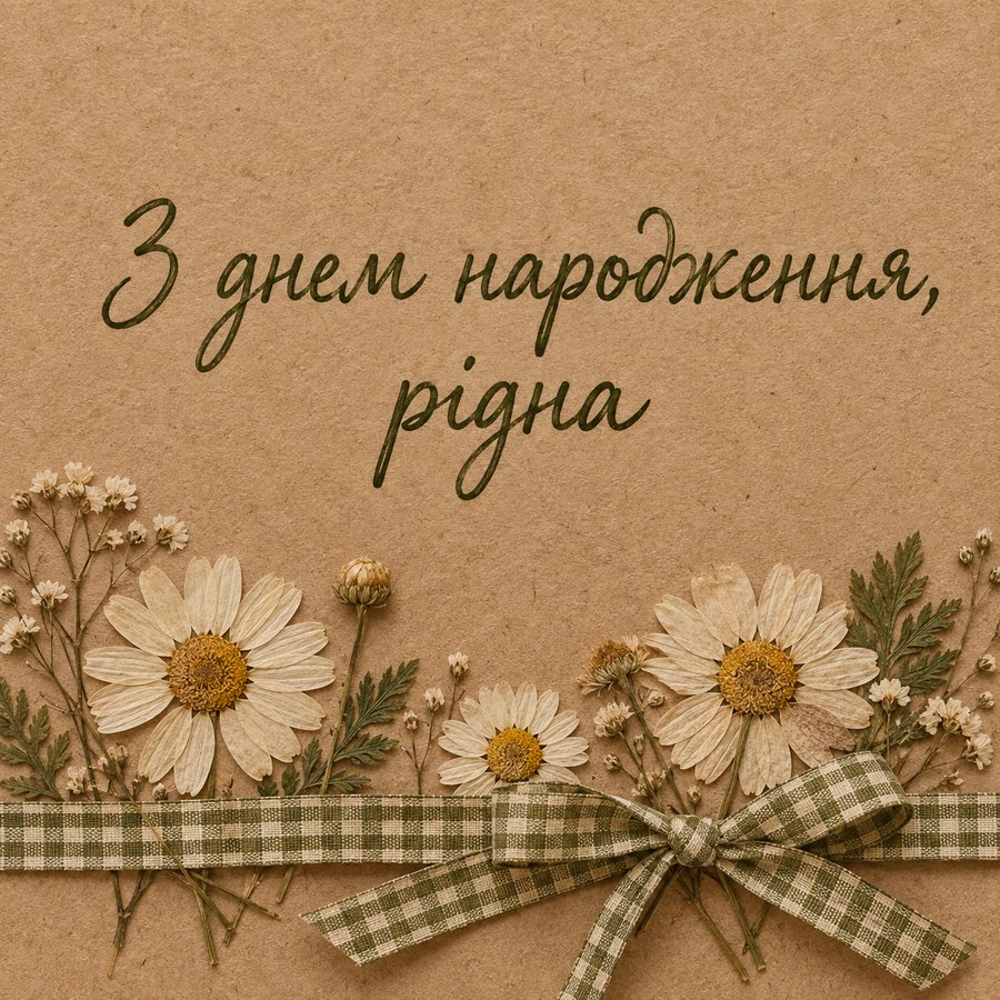 З днем народження, рідна