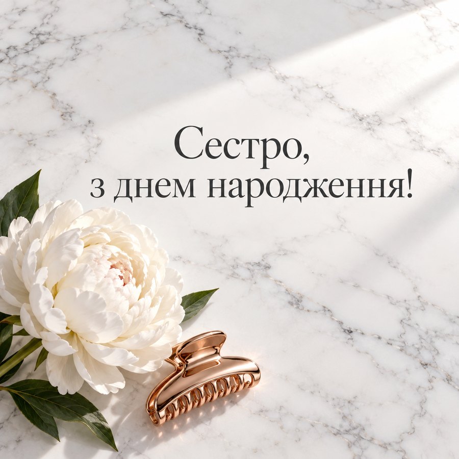 Сестро, з днем народження!