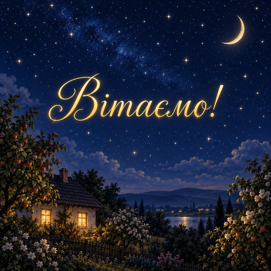Вітаємо!