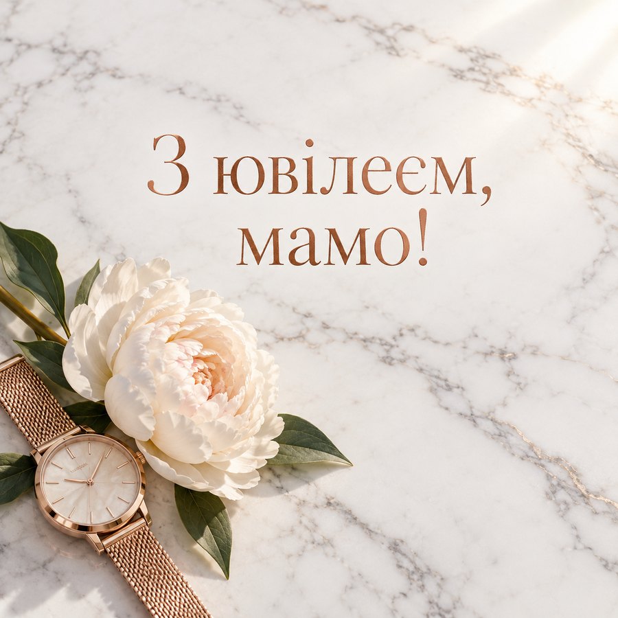 З ювілеєм, мамо!
