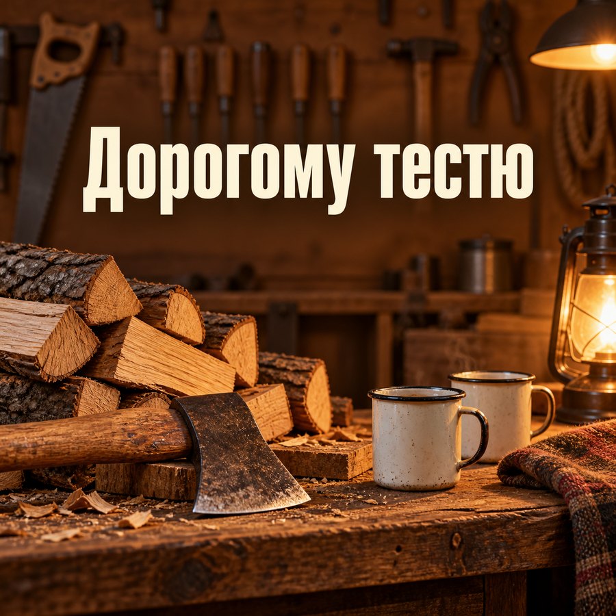 Дорогому тестю