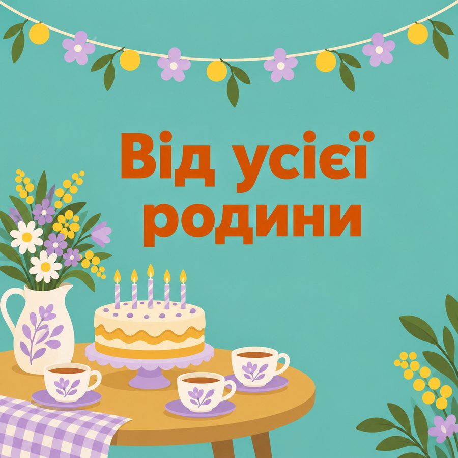 Від усієї родини