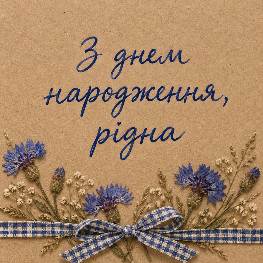 З днем народження, рідна