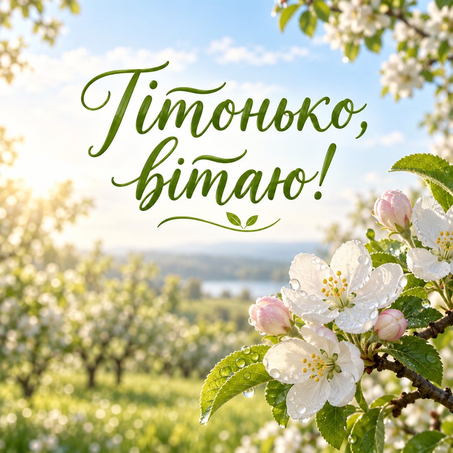 Тітонько, вітаю!