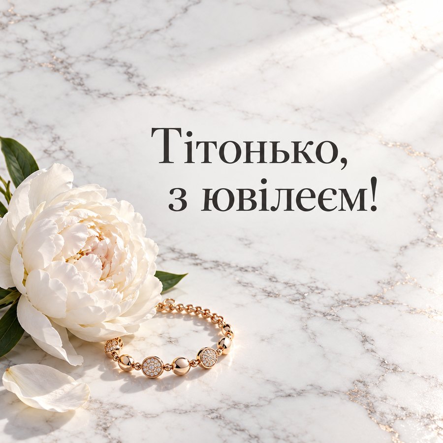 Тітонько, з ювілеєм!