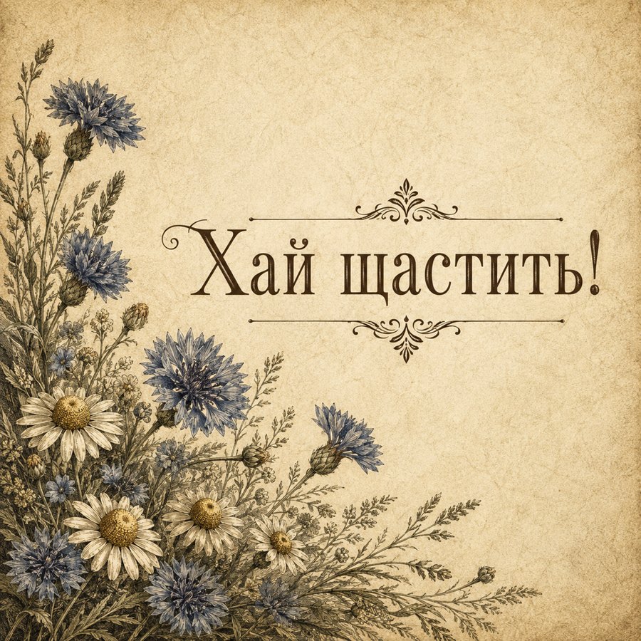 Хай щастить!