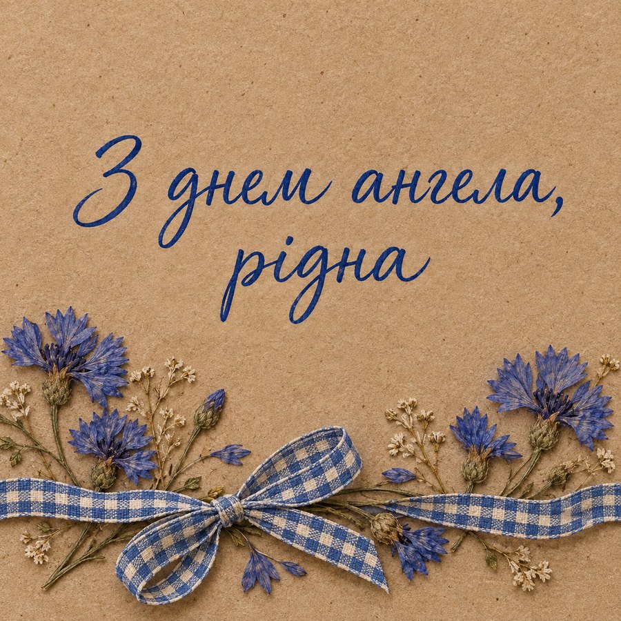 З днем ангела, рідна