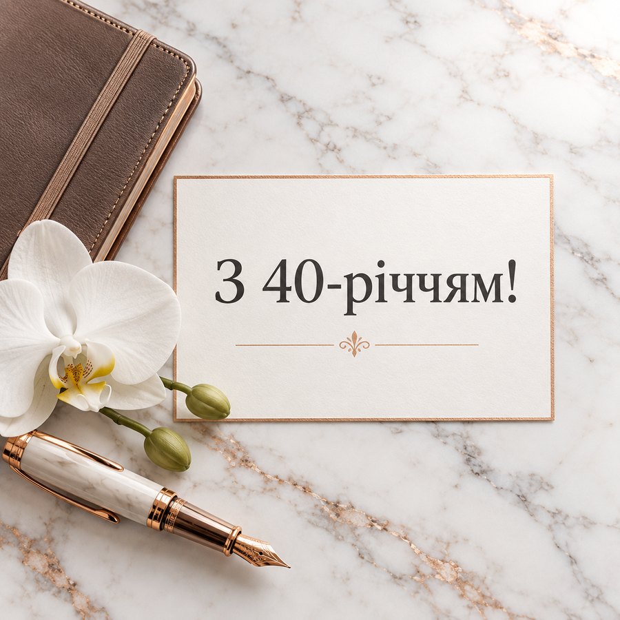 З 40-річчям!