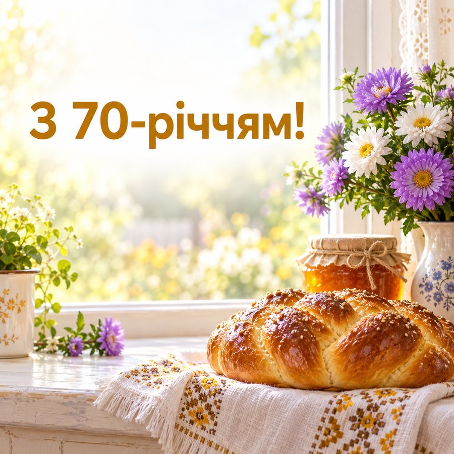 З 70-річчям!