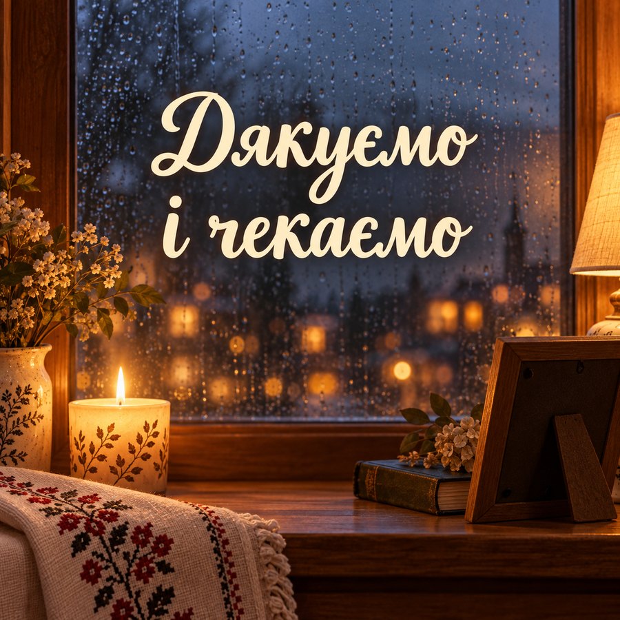Дякуємо і чекаємо