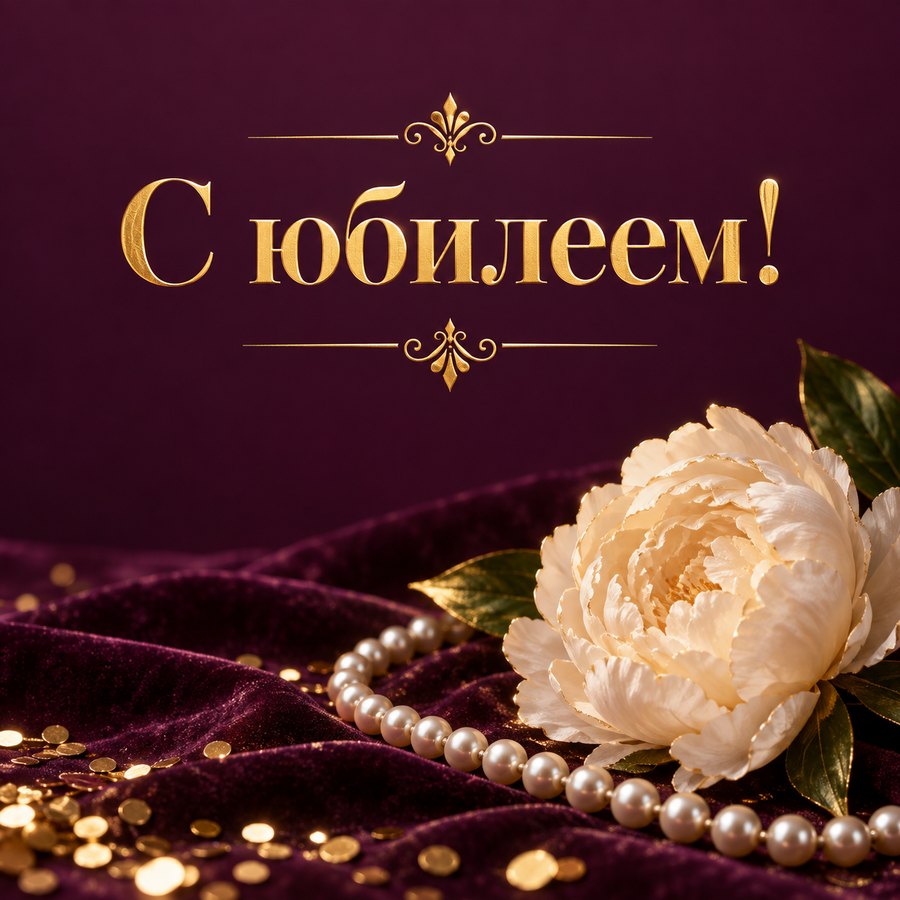 С юбилеем!