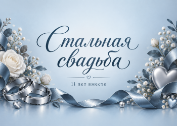 Стальная свадьба 11 лет вместе