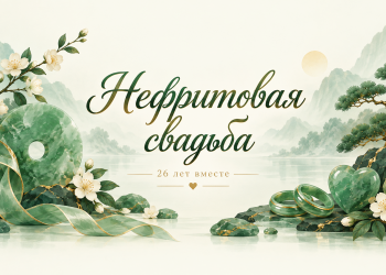Нефритовая свадьба 26 лет вместе