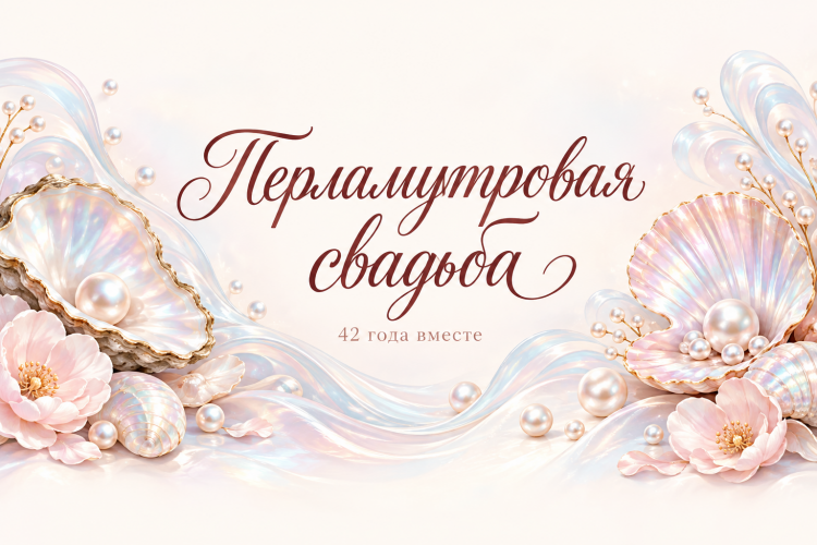 Перламутровая свадьба 42 года вместе