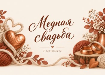 Медная свадьба 7 лет вместе
