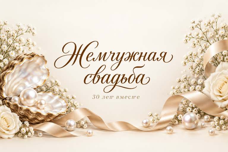 Жемчужная свадьба 30 лет вместе