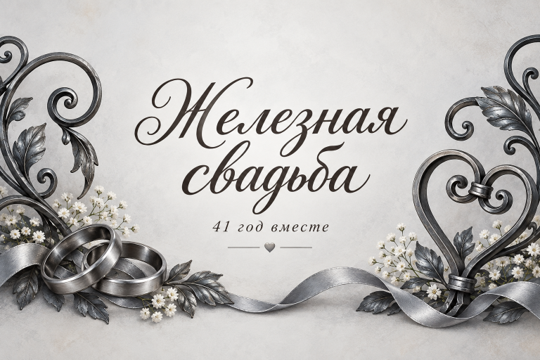 Железная свадьба 41 год вместе