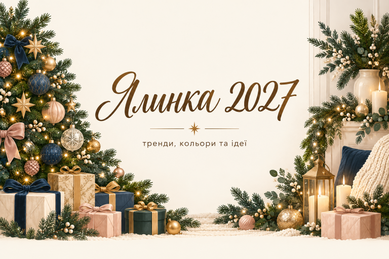 Як прикрасити ялинку 2027: тренди і кольори