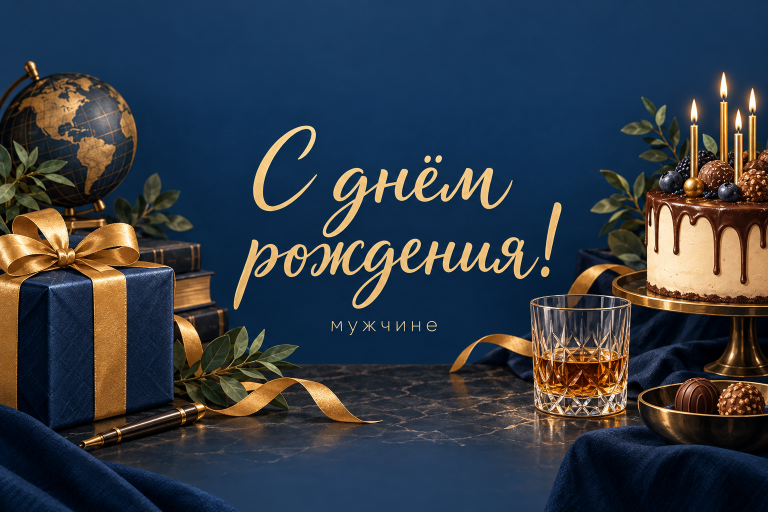 С днём рождения! мужчине