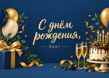 С днём рождения, брат