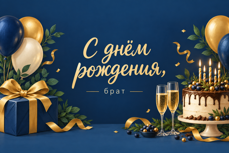 С днём рождения, брат