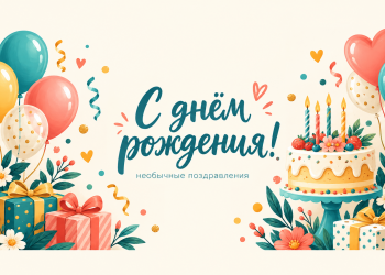 С днём рождения! необычные поздравления