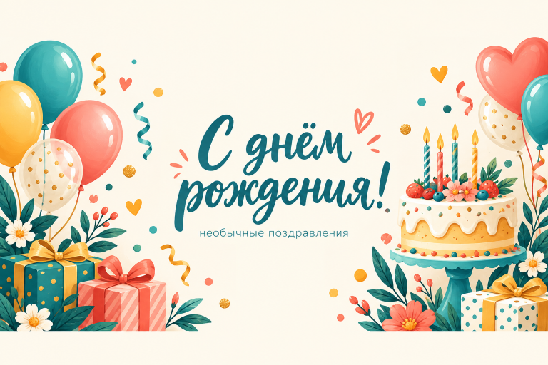 С днём рождения! необычные поздравления