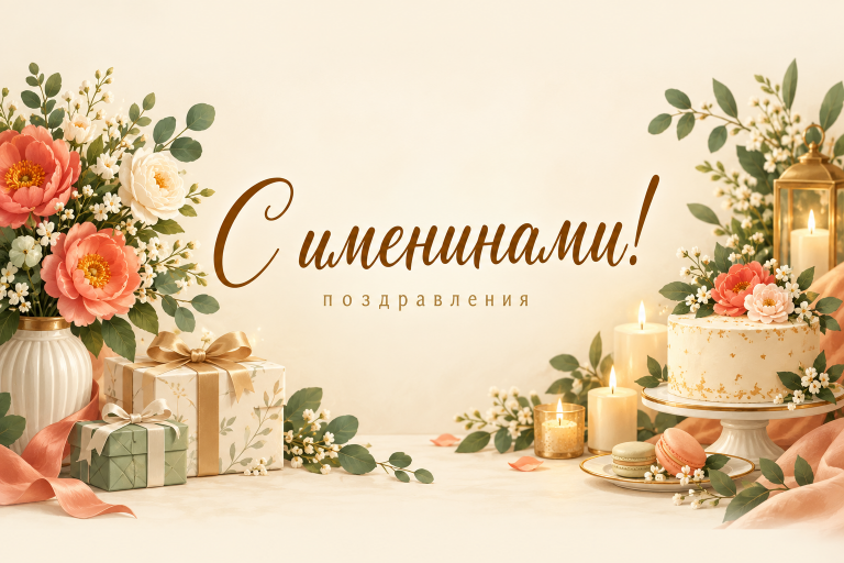 С именинами! поздравления