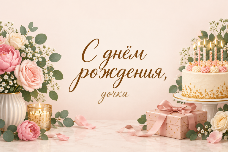 С днём рождения, дочка