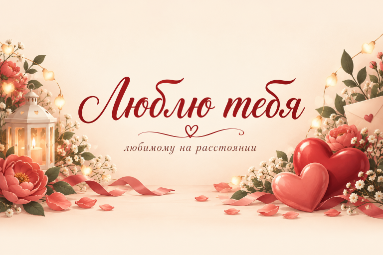 Люблю тебя любимому на расстоянии