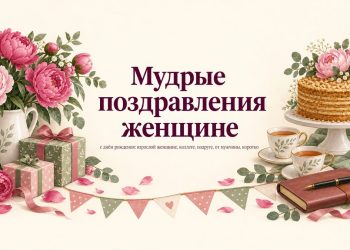 Мудрые поздравления женщине с днём рождения: взрослой женщине, коллеге, подруге, от мужчины