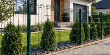 3D-паркан із сітки: особливості конструкції та монтажу
