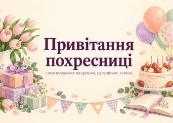 Привітання похресниці з днем народження: від хрещеної, від хрещеного, за віком