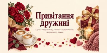 Привітання дружині з днем народження від чоловіка: своїми словами, зворушливі, у віршах