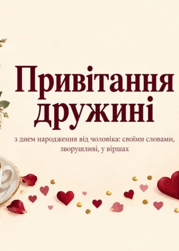 Привітання дружині з днем народження від чоловіка: своїми словами, зворушливі, у віршах
