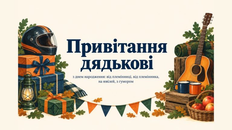Привітання дядькові з днем народження: від племінниці, від племінника, на ювілей, з гумором