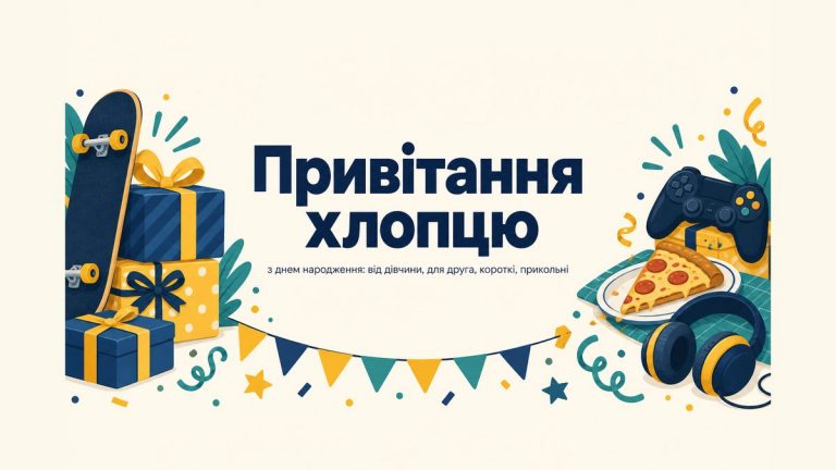 Привітання хлопцю з днем народження: від дівчини, для друга, короткі, прикольні