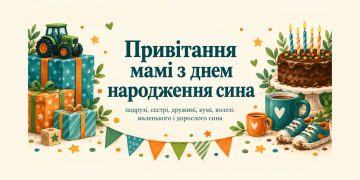 Привітання мамі з днем народження сина: подрузі, сестрі, дружині, кумі, колезі