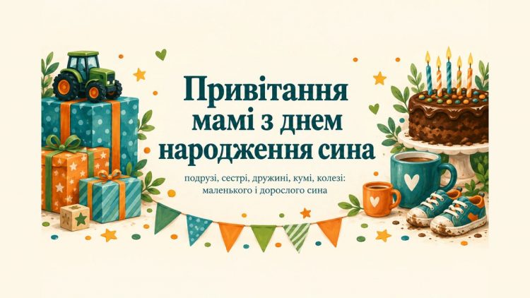 Привітання мамі з днем народження сина: подрузі, сестрі, дружині, кумі, колезі