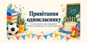 Привітання однокласнику та однокласниці з днем народження: від класу, шкільному другу, на зустрічі випускників