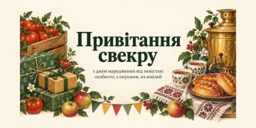 Привітання свекру з днем народження від невістки: особисто, з онуками, на ювілей