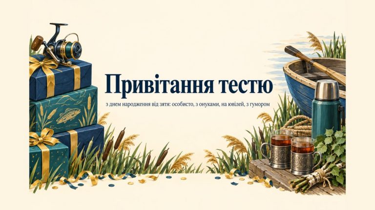 Привітання тестю з днем народження від зятя: особисто, з онуками, на ювілей, з гумором