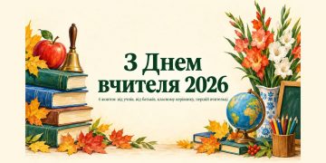 Привітання з Днем вчителя 2026: від учнів, від батьків, класному керівнику, першій вчительці