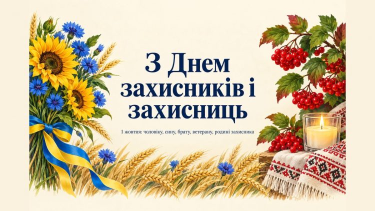 Привітання з Днем захисників і захисниць України: чоловіку, сину, брату, ветерану, родині