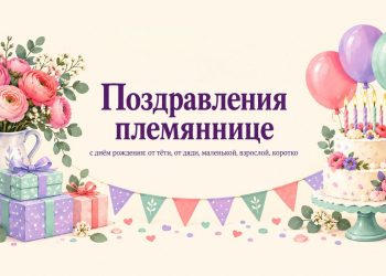 Трогательные поздравления племяннице с днём рождения: от тёти, от дяди, маленькой, взрослой