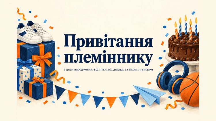 Привітання племіннику з днем народження: від тітки, від дядька, за віком, з гумором