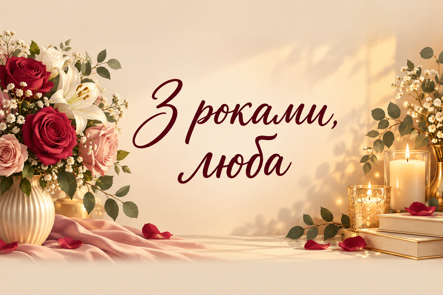 З роками, люба - листівка внучці